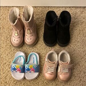 Pink Unicorn Kids Boots